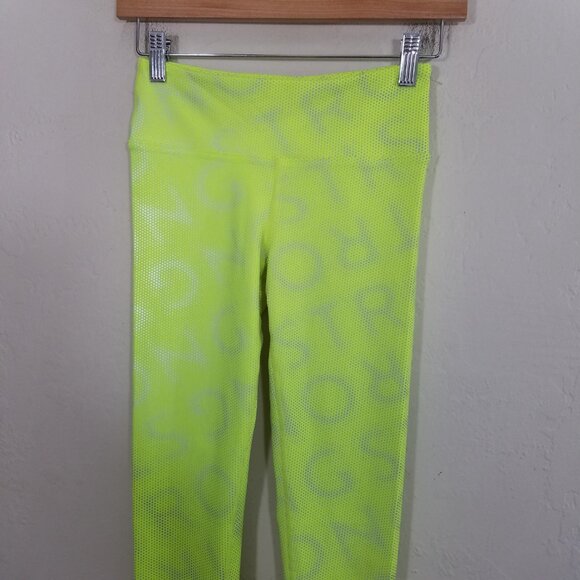STRONG by Zumba Fitness Reflective Neon Leggings Size XS - Picture 4 of 9